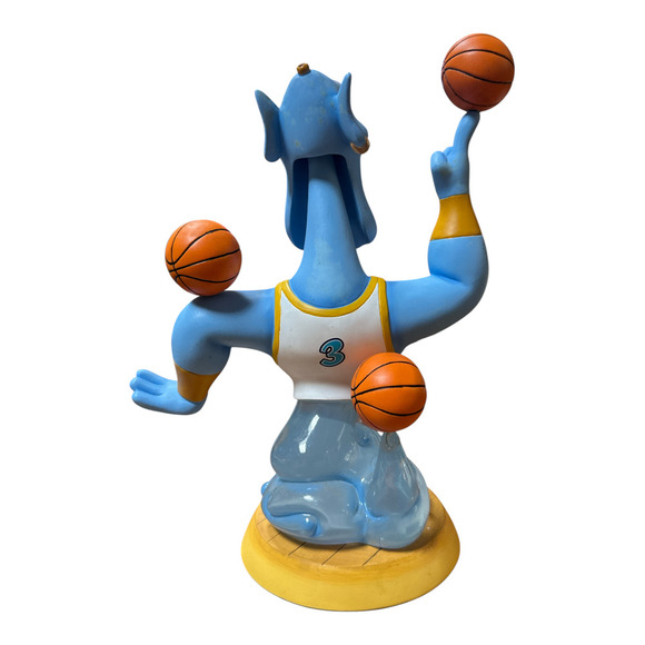 Rare Collectible Disneyland Resort Genie Aladdin Bobblehead Spinning Basketball - Picture 2 of 9